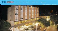 Desktop Screenshot of hotelcaorle.it